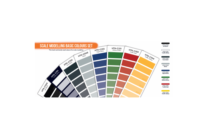 Scale Modelling Basic Colours - CS100