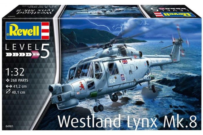 Plastic ModelKit vrtulník 04981 - Westland Lynx Mk. 8 (1:32)