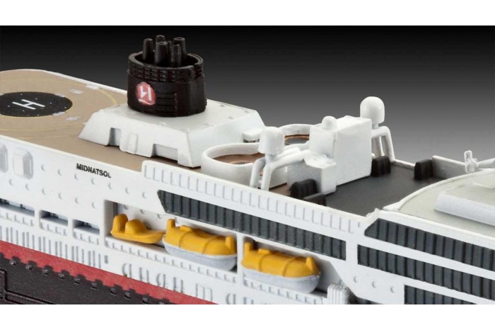 Gift-Set loď 05692 - 125 Years Hurtigruten TROLLFJORD & MIDNATSOL (1:1200)
