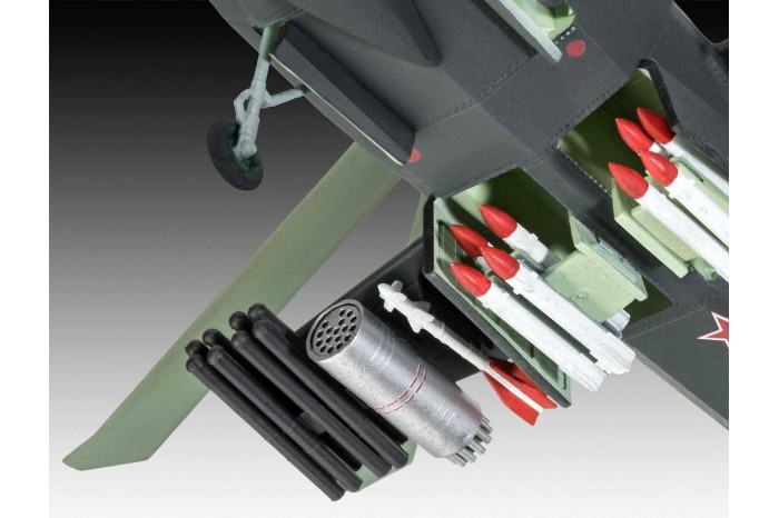 Plastic ModelKit vrtulník 03889 - Kamov Ka-58 Stealth (1:72)