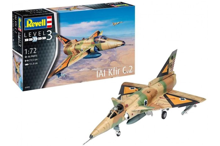 Plastic ModelKit letadlo 03890 - Kfir C-2 (1:72)