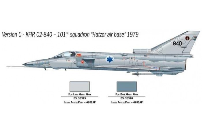 Model Kit letadlo 1408 - Kfir C.2 (1:72)