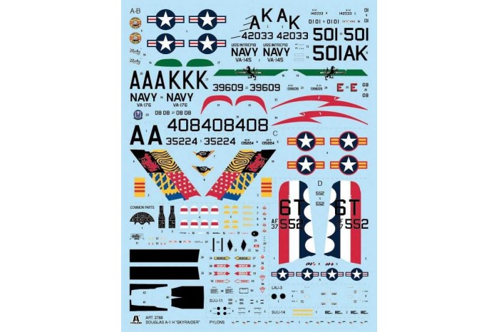 Model Kit letadlo 2788 - A-1H Skyraider (1:48)