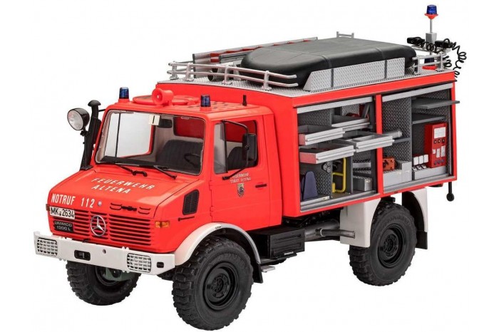 Plastic ModelKit auto 07531 - Schlingmann Unimog RW1 (1:24)