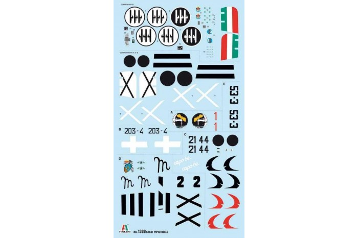 Model Kit letadlo 1388 - SM.81 PIPISTRELLO (1:72)