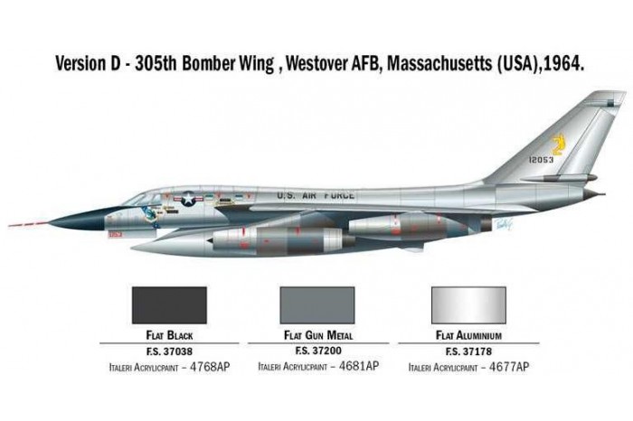 Model Kit letadlo 1142 - B-58 Hustler (1:72)