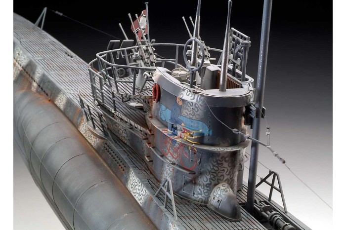 Plastic ModelKit ponorka Limited Edition 05163 - German Submarine Type VII C/41 (Platinum Edition) (1:72)