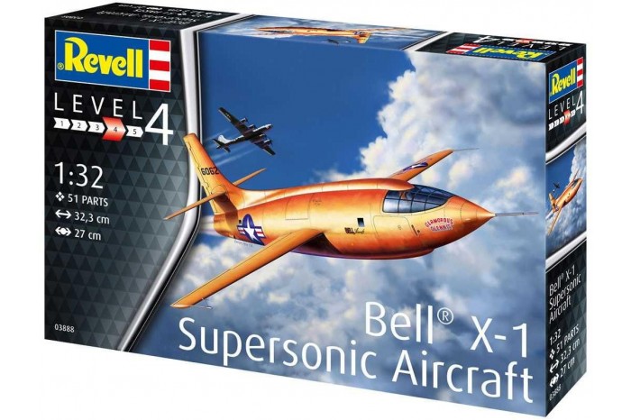 Plastic ModelKit letadlo 03888 - Bell X-1 Supersonic Aircraft (1:32)