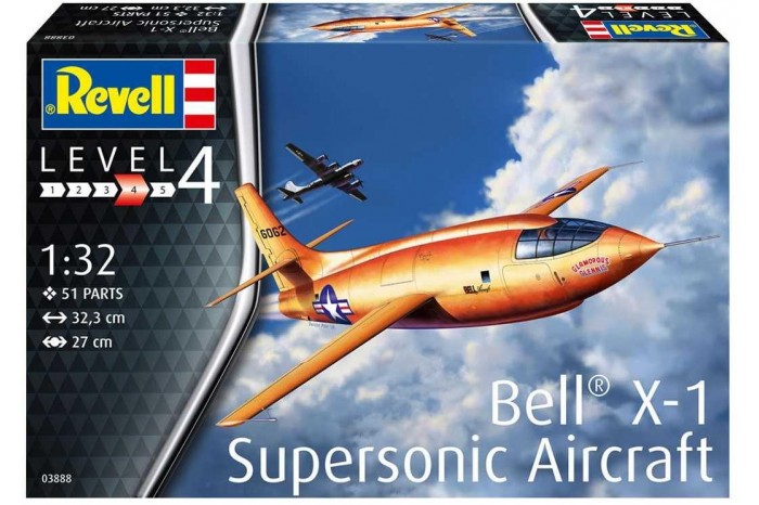 Plastic ModelKit letadlo 03888 - Bell X-1 Supersonic Aircraft (1:32)