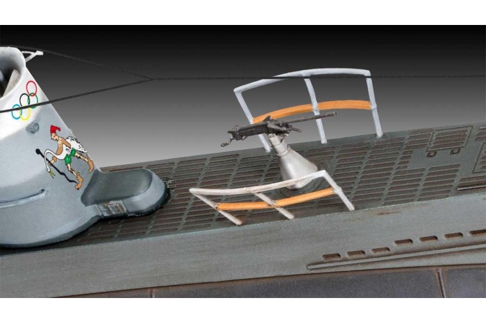 ModelSet ponorka 65155 - German Submarine Type IIB (1943) (1:144)