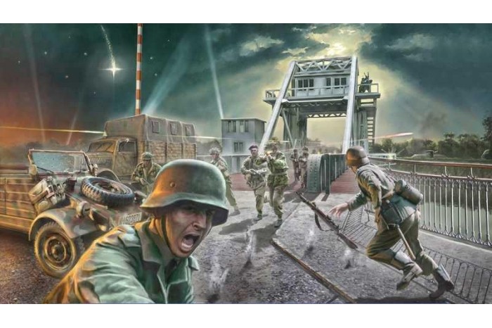 Model Kit diorama 6194 - Pegasus Bridge Airborne Assault (1:72)
