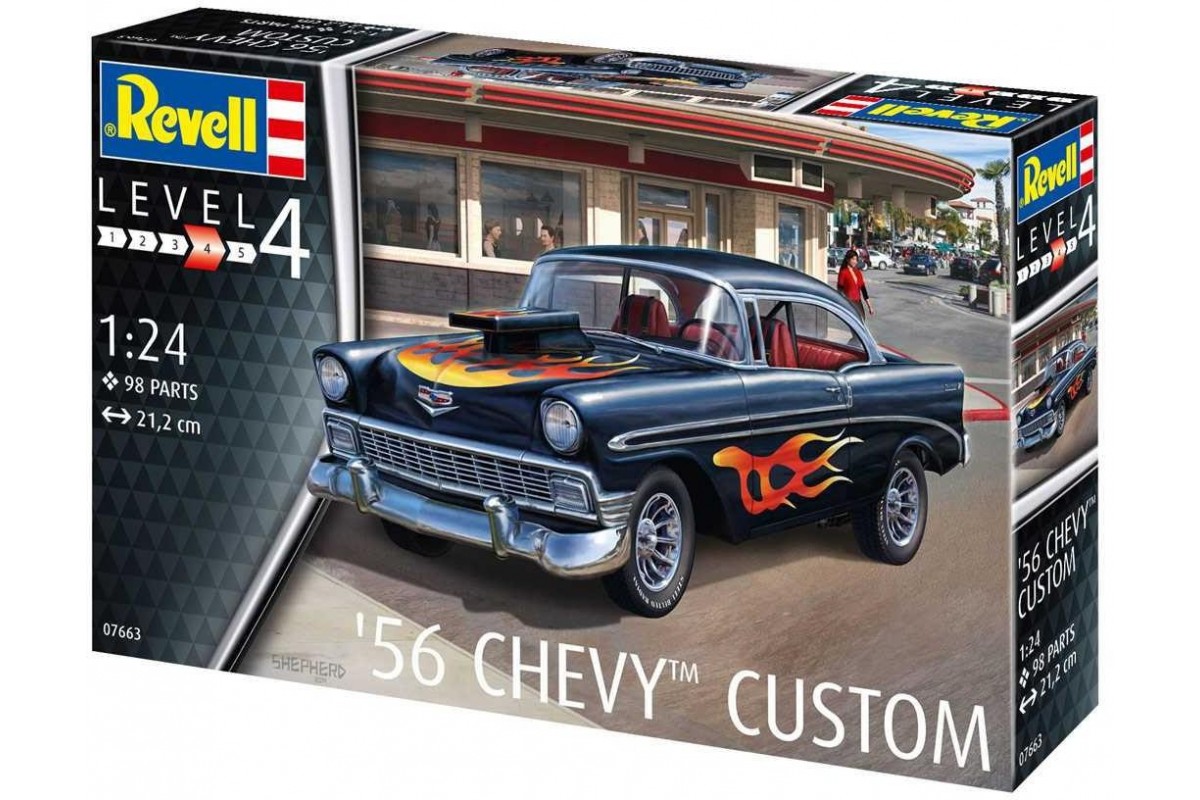Revell 1:24 '56 Chevy Custom #07663 NIB 