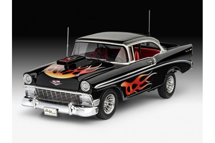 Plastic ModelKit auto 07663 - '56 Chevy Customs (1:24)