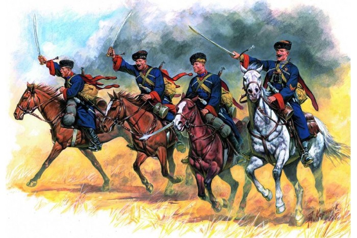 Model Kit figurky 3579 - Soviet Cossacks (RR) (1:35)