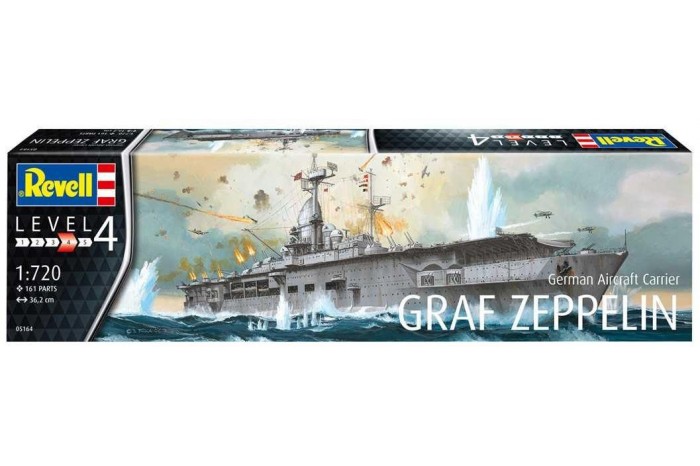Plastic ModelKit loď 05164 - German Aircraft Carrier GRAF ZEPPELIN (1:720)