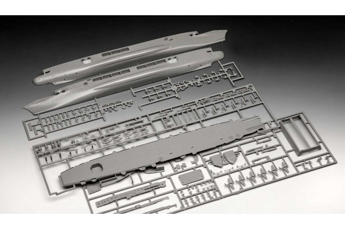 Plastic ModelKit loď 05164 - German Aircraft Carrier GRAF ZEPPELIN (1:720)