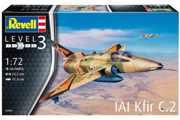 ModelSet letadlo 63890 - Kfir C-2 (1:72)