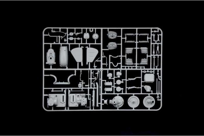 Model Kit military 7406 - Zundapp KS 750 with sidecar (1:9)