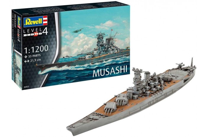 ModelSet loď 66822 - Musashi (1:1200)