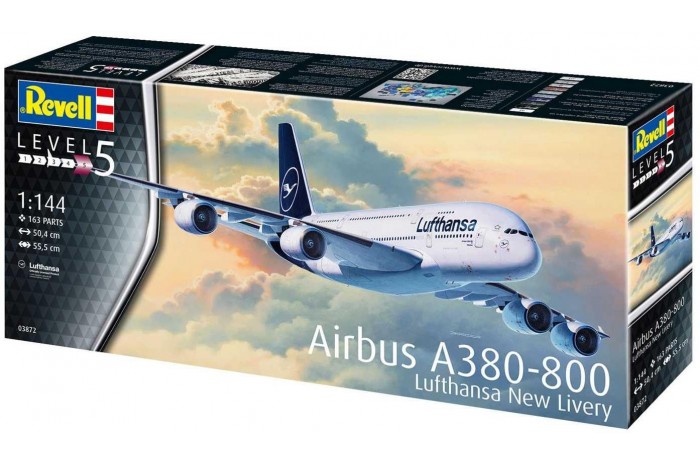 Revell - Airbus A380-800 Lufthansa New Livery (1:144