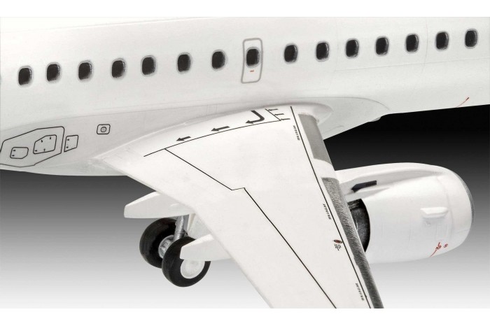 Plastic ModelKit letadlo 03883 - Embraer 190 Lufthansa New Livery (1:144)