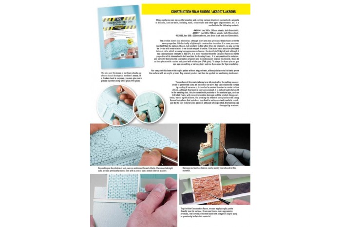 Construction foam - 6x 10mm - 8098