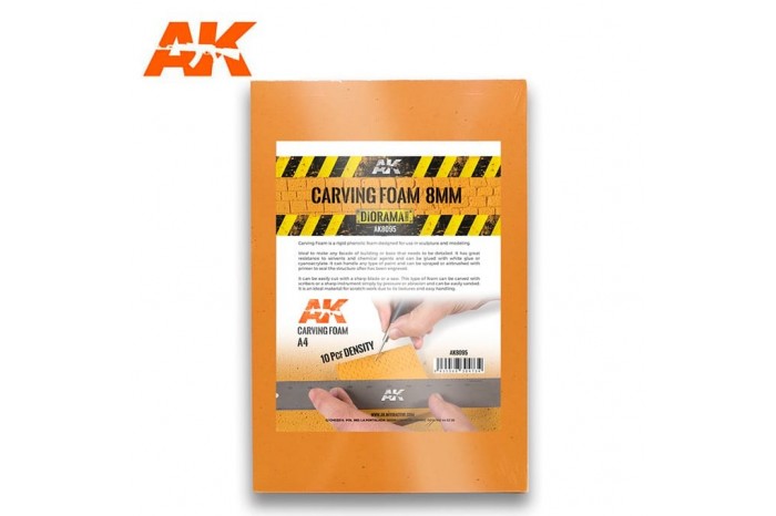 Carving foam - 8mm - 8095