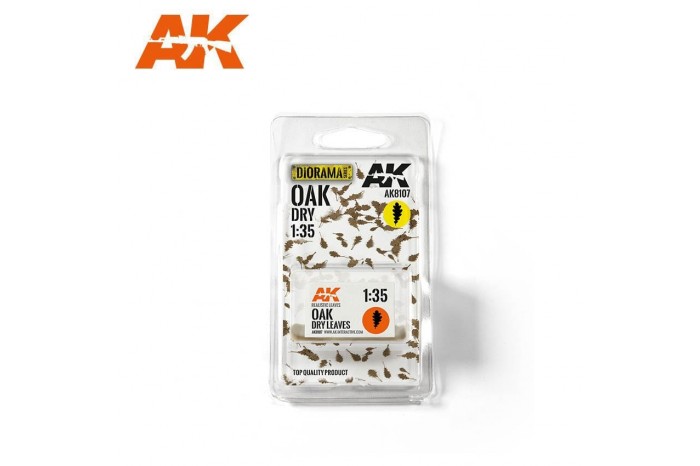 Oak dry leaves - 1:35 - 8107