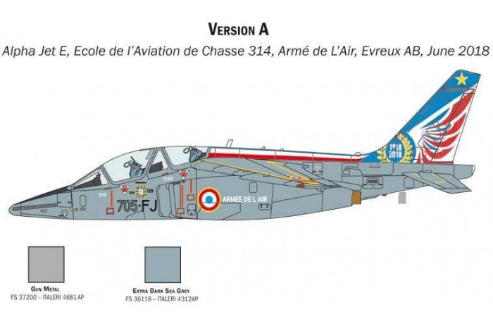 Model Kit letadlo 2796 - Alpha Jet A/E (1:48)