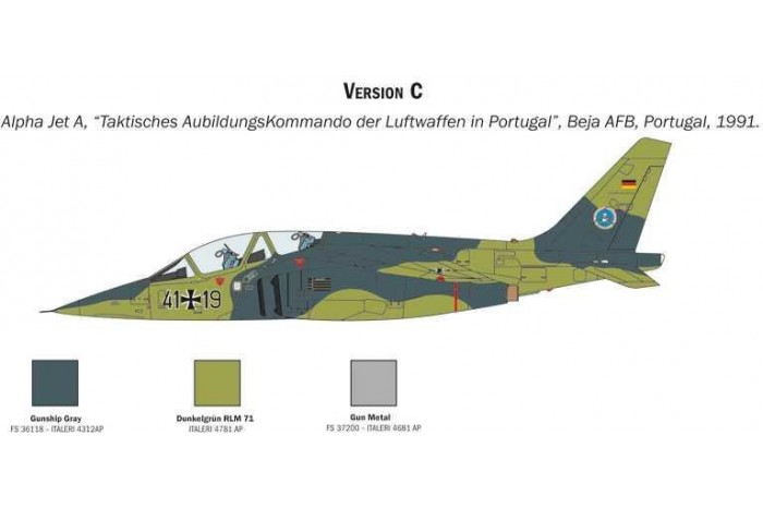 Model Kit letadlo 2796 - Alpha Jet A/E (1:48)