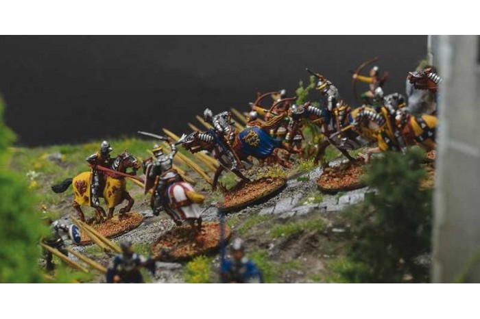 Model Kit diorama 6185 - 100 YEARS' WAR Castle under siege (1:72)