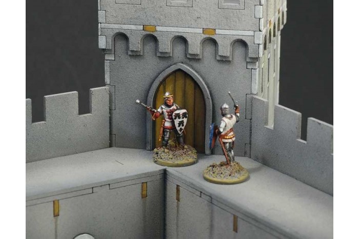 Model Kit diorama 6185 - 100 YEARS' WAR Castle under siege (1:72)