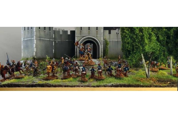 Model Kit diorama 6185 - 100 YEARS' WAR Castle under siege (1:72)