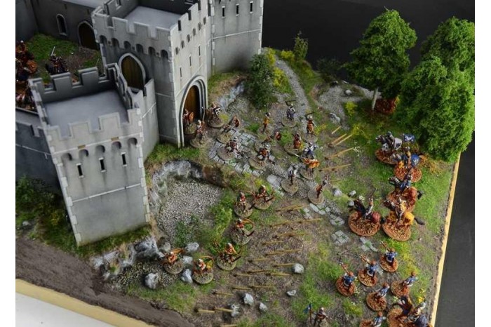 Model Kit diorama 6185 - 100 YEARS' WAR Castle under siege (1:72)