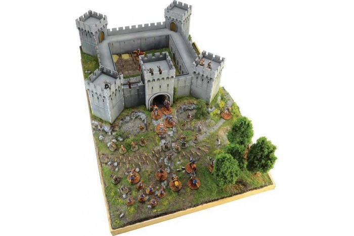 Model Kit diorama 6185 - 100 YEARS' WAR Castle under siege (1:72)