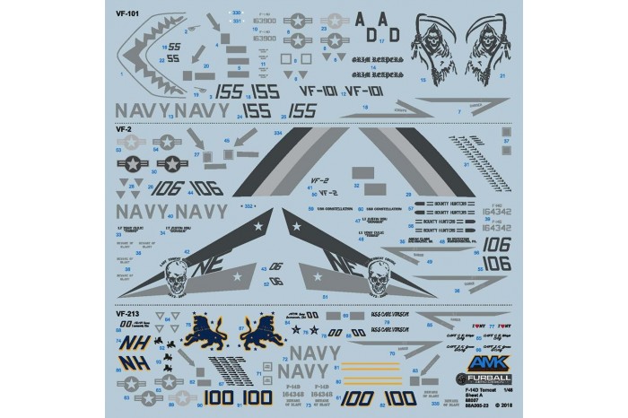 Grumman F-14D Super Tomcat (1:48) - 8807