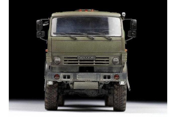 Model Kit military 3697 - Russian three axle truck K-5350 "MUSTANG" (1:35)