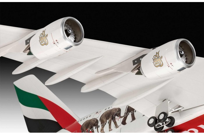 Plastic ModelKit letadlo 03882 - Airbus A380-800 Emirates "Wild Life" (1:144)