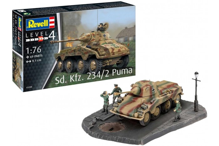 Plastic ModelKit military 03288 - Sd.Kfz. 234/2 Puma (1:76)