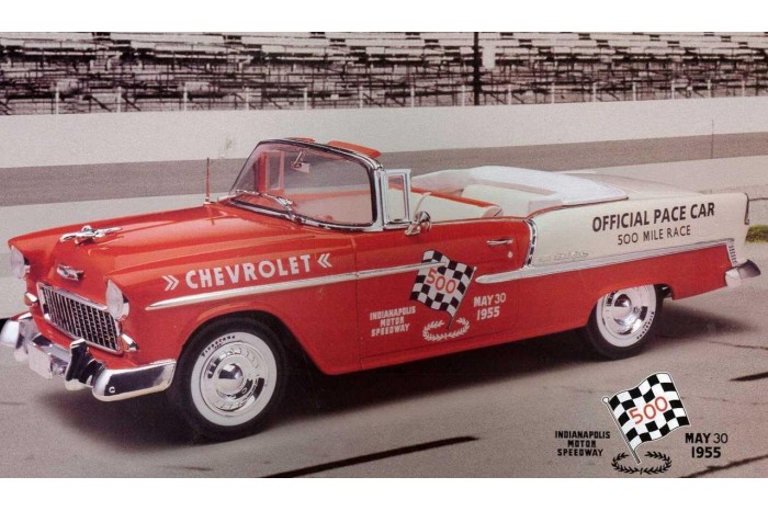 Modelset auto 67686 - 55 Chevy Indy Pace Car (1:25)