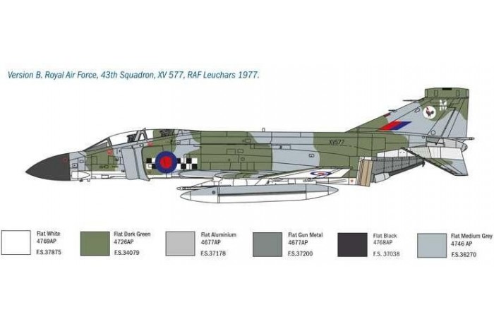 Model Kit letadlo 1434 - F-4M PHANTOM FG.1 (1:72)