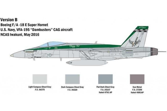 Model Kit letadlo 2791 - F/A-18 E SUPER HORNET (1:48)