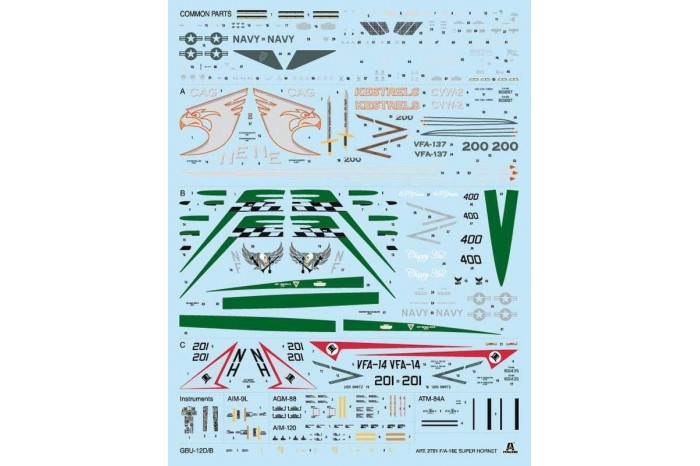Model Kit letadlo 2791 - F/A-18 E SUPER HORNET (1:48)