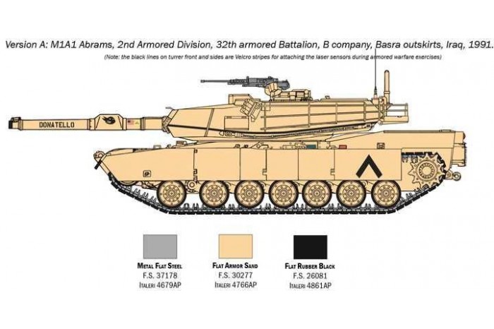 Model Kit tank 6571 - M1A2 ABRAMS with crew (1:35)