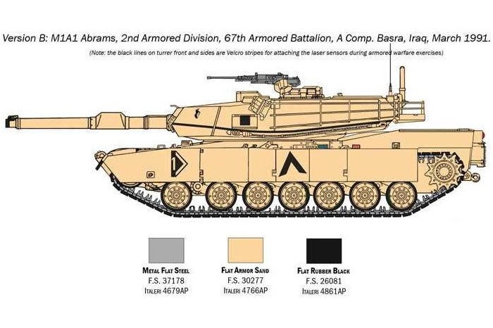 Model Kit tank 6571 - M1A2 ABRAMS with crew (1:35)