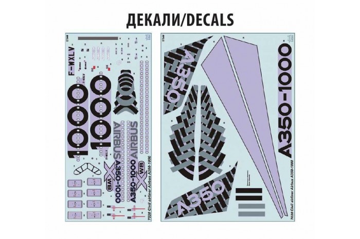 Model Kit letadlo 7020 - Airbus A-350-1000 (1:144)