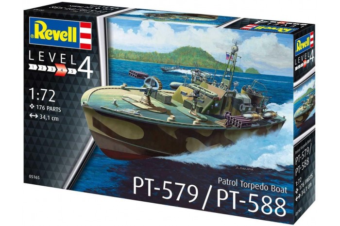 Plastic ModelKit loď 05165 - Patrol Torpedo Boat PT-588/PT-579  (1:72)