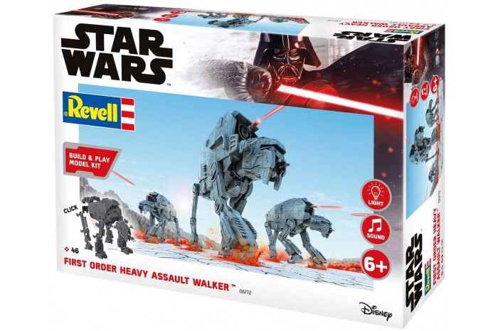 Build & Play SW 06772 - First Order Heavy Assault Walker (světelné a zvukové efekty) (1:164)