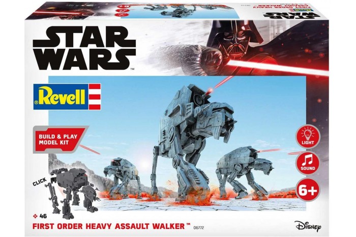 Build & Play SW 06772 - First Order Heavy Assault Walker (světelné a zvukové efekty) (1:164)