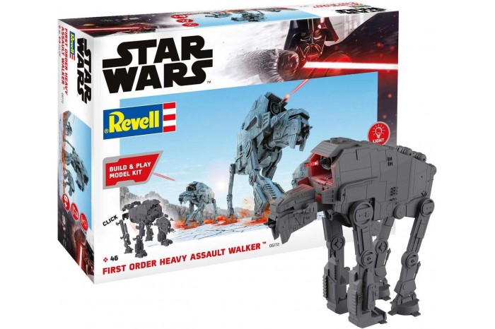 Build & Play SW 06772 - First Order Heavy Assault Walker (světelné a zvukové efekty) (1:164)